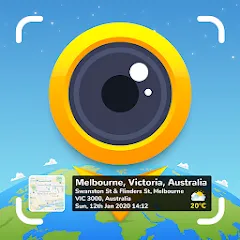 GPS Map Camera Mod APK icon